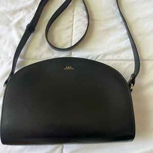 APC Demi-Lune I’m black box leather.